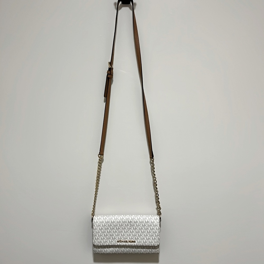 Michael Kors White Crossbody Bag